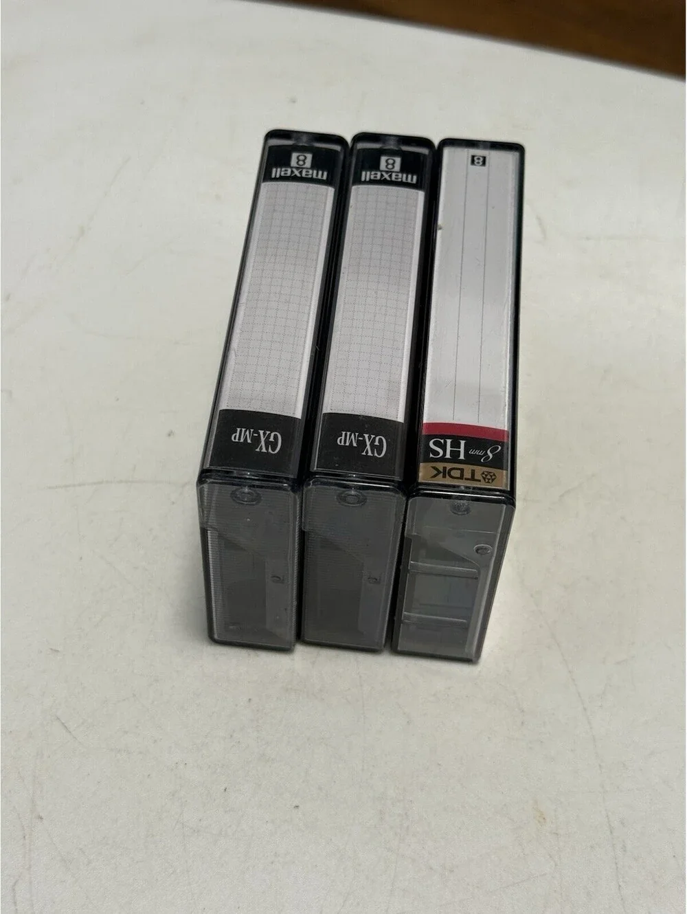 Maxwell 8mm Videotape GX-MP 120 - Lot Of 3 Tapes , TDK , Sony , Used Tapes
